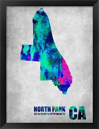 Framed North Park California Print