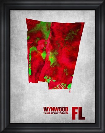 Framed Wynwood Florida Print