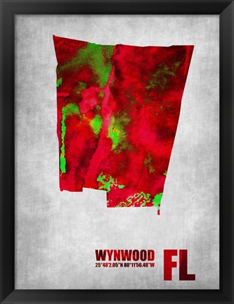 Framed Wynwood Florida Print