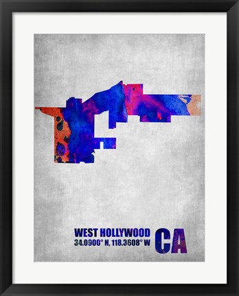 Framed West Hollywood California Print