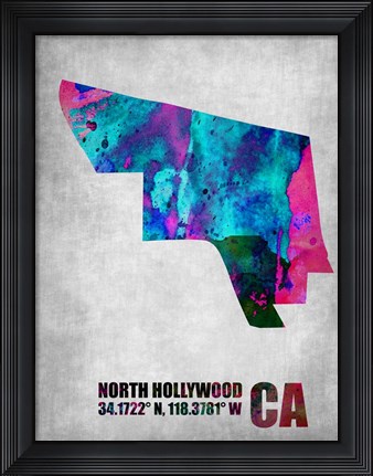 Framed North Hollywood California Print