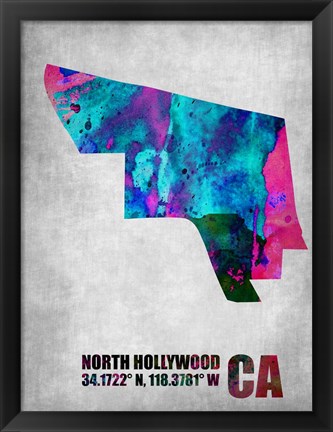 Framed North Hollywood California Print