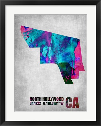 Framed North Hollywood California Print