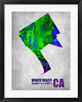 Framed Venice Beach California Print