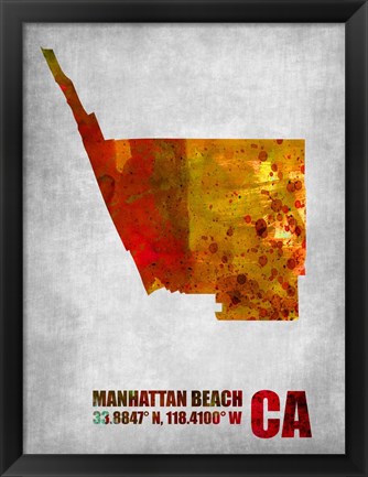 Framed Manhattan Beach California Print