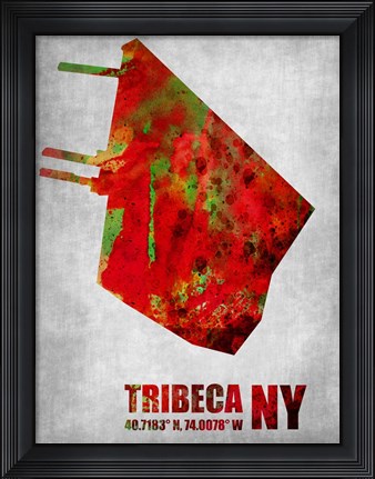 Framed Tribeca New York Print