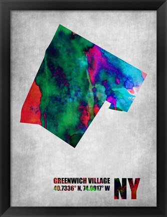 Framed Greenwich Village New York Print