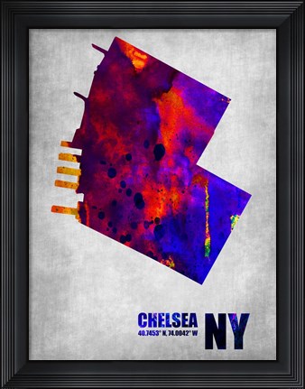 Framed Chelsea New York Print