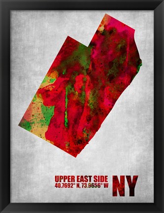 Framed Upper East Side New York Print