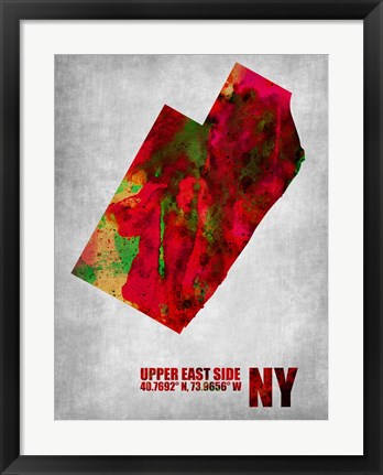 Framed Upper East Side New York Print