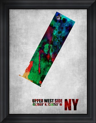 Framed Upper West Side New York Print