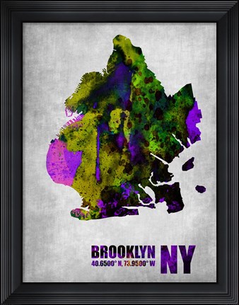 Framed Brooklyn New York Print