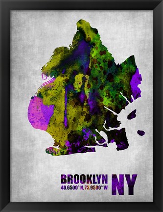 Framed Brooklyn New York Print