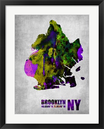 Framed Brooklyn New York Print