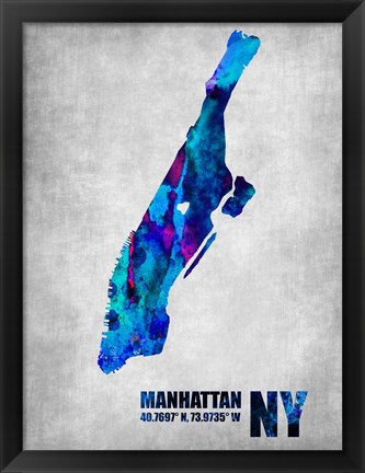 Framed Manhattan New York Print