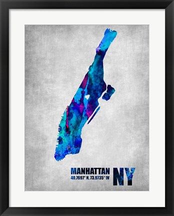 Framed Manhattan New York Print