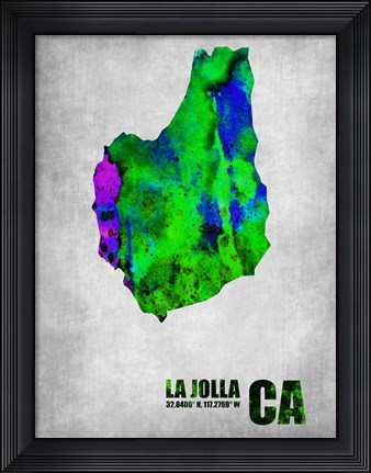 Framed La Jolla California Print