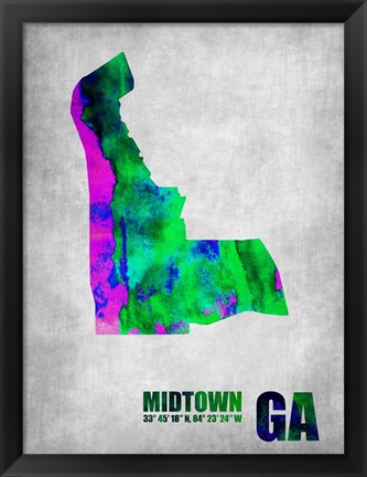 Framed Midtown Georgia Print