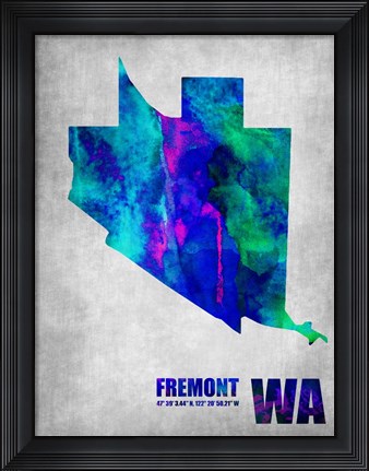 Framed Freemont Washington Print