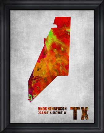 Framed Knox Henderson Texas Print