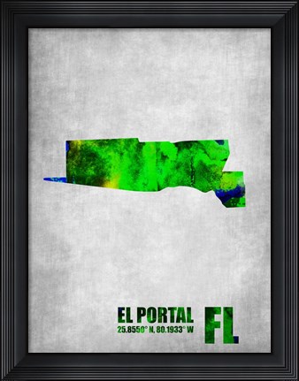 Framed El Portal Florida Print