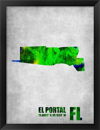 Framed El Portal Florida Print