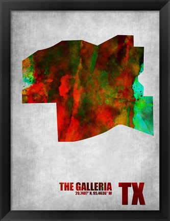 Framed Galleria Texas Print