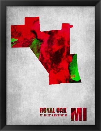 Framed Royal Oak Michigan Print
