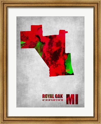Framed Royal Oak Michigan Print