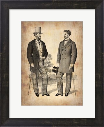 Framed Vintage Victorian Man 1 Print