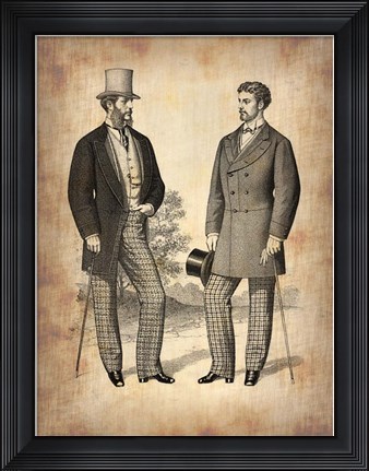 Framed Vintage Victorian Man 1 Print
