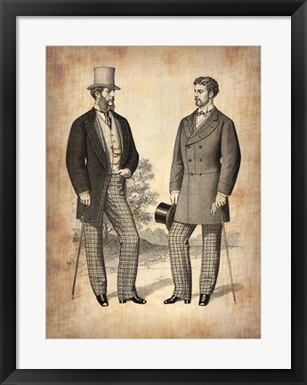 Framed Vintage Victorian Man 1 Print