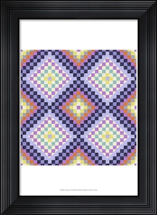 Framed Vintage Geo I Print