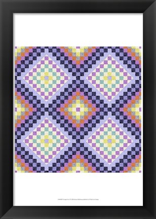 Framed Vintage Geo I Print