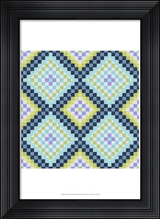 Framed Vintage Geo II Print