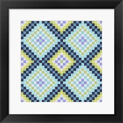 Framed Vintage Geo II Print