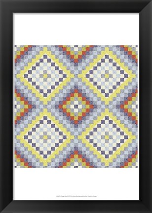 Framed Vintage Geo III Print