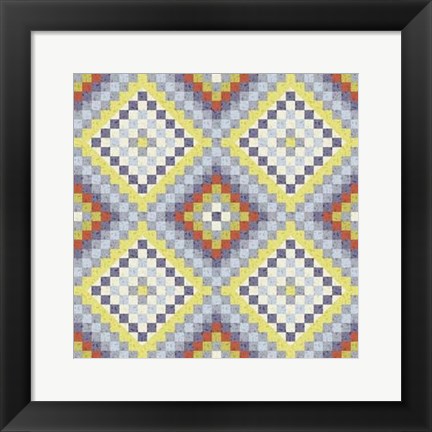 Framed Vintage Geo III Print