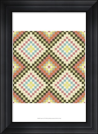 Framed Vintage Geo IV Print