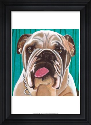 Framed Dlynn&#39;s Dogs - Bosco Print