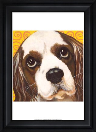 Framed Dlynn&#39;s Dogs - Charlie Print