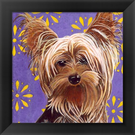 Framed Dlynn&#39;s Dogs - Ringo Print