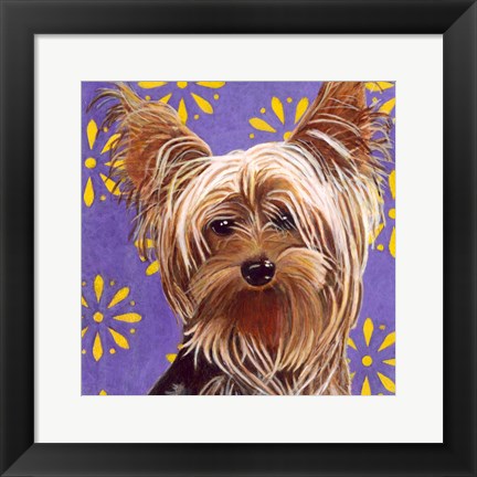 Framed Dlynn&#39;s Dogs - Ringo Print