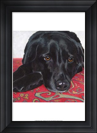 Framed Dlynn&#39;s Dogs - Tallulah Print