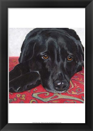 Framed Dlynn&#39;s Dogs - Tallulah Print