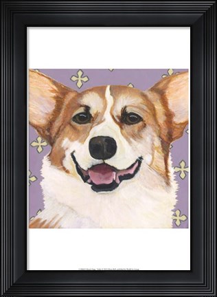 Framed Dlynn&#39;s Dogs - Teddy Print