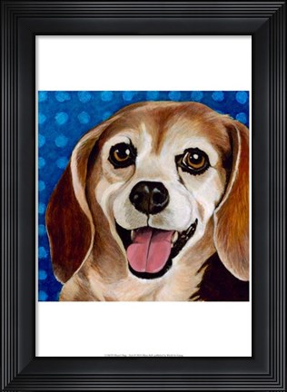 Framed Dlynn&#39;s Dogs - Zach Print