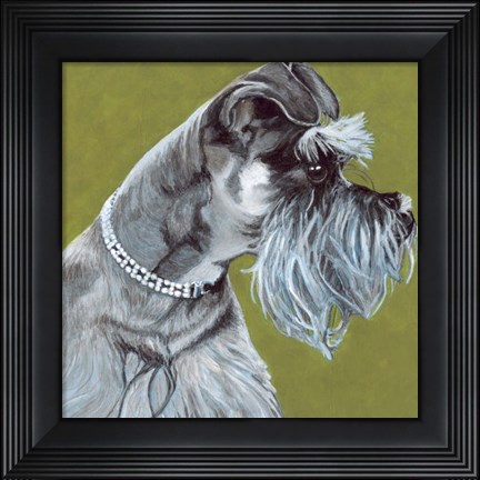 Framed Dlynn&#39;s Dogs - Zoee Print