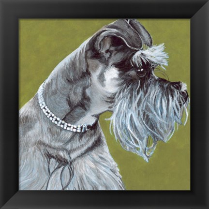 Framed Dlynn&#39;s Dogs - Zoee Print