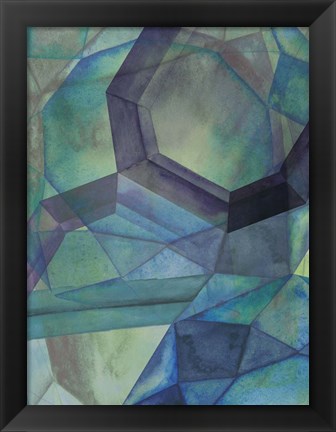 Framed Gemstones III Print